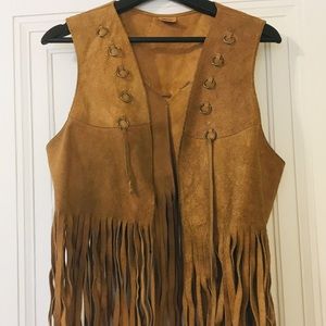 Leather vest